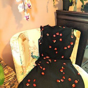 KATE SPADE Falling Florals Sleeveless Top & Skirt